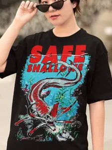 Subnautica Gaming T-Shirt Safe Shallows Unisex Indie Videogame Shirt for Men Women Casual Wear & Gaming Sessions