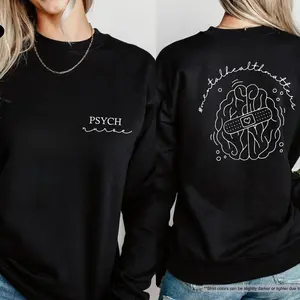 Psychiatric Nurse Sweatshirt, Mental Health Matter Sweatshirt, Psych Nurse Sweatshirt, Mental Health Nurse,Mental Health Sweater