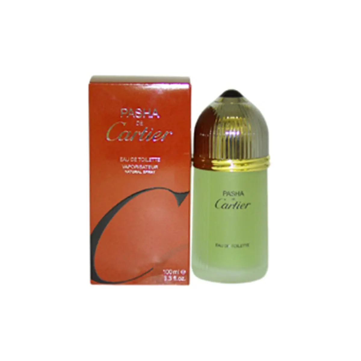 Cartier Pasha de Cartier Eau de Toilette for Men - A Classic Mint & Citrus Men's Fragrance with Lavender, Amber & Wood Musk - 3.3 fl oz Spray, Citrus Cologne Men's Fragrance, Classic Mint Men's Fragrance