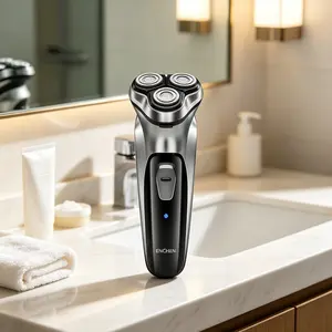 Men's 3D Electric Razor, Dual Shaving Modes, Fast Charge in 1 Hour, 90-Minute Battery, Anti-Tangle Technology, Easy Clean Design