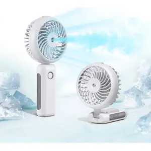 Handheld Misting Fan - This portable fan keeps you cool with a refreshing mist!