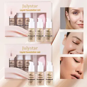 Best-Seller Full Coverage Foundation – Long-Lasting, Hydrating, No-Fade, Natural Dewy Finish, Setting Foundation Set