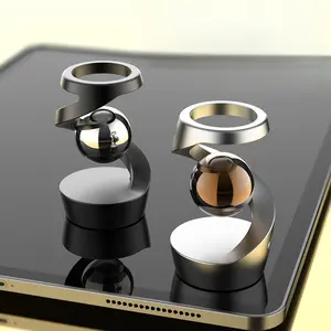 Anti-Gravity Floating Ball Ornament, Smooth Visual Illusion Desktop Decoration, Made Of Pure Alloy, Exquisite Craftsmanship, Innovative Technology Home Decor Ornament, Simple Design With A Touch Of Elegance, Suitable For Office Desk Decoration