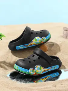 Kids Fashion Hole Shoes, Lightweight Comfortable Cartoon Pattern, Suitable for Boys Girls Daily Casual Outdoor Sports, Children Beach Shoes