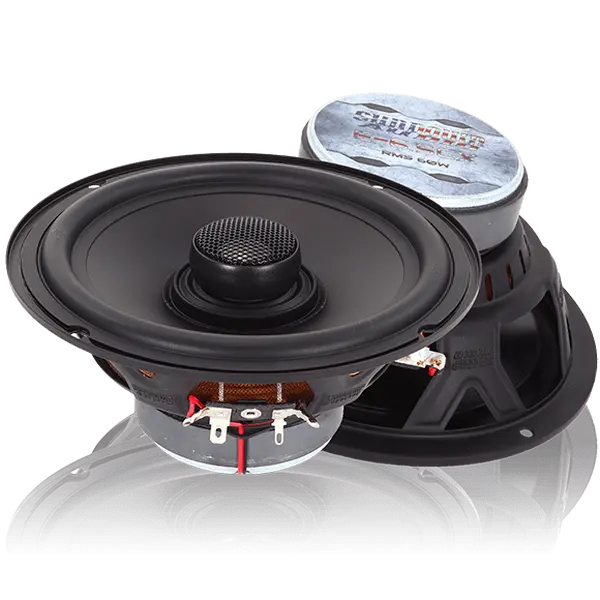 Sundown Audio E-6.5CX 6.5″ Coaxial Speakers – 60W RMS / 120W Max,