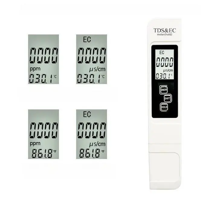 2026 All-New 4 in 1 Tds Meter Digital Water Tester - Accurate and Reliable TDS EC & Temp Reader for Drinking Water, Aquarium, Pool, Hydroponics | High Precision Water Quality Test Pen for Home Use