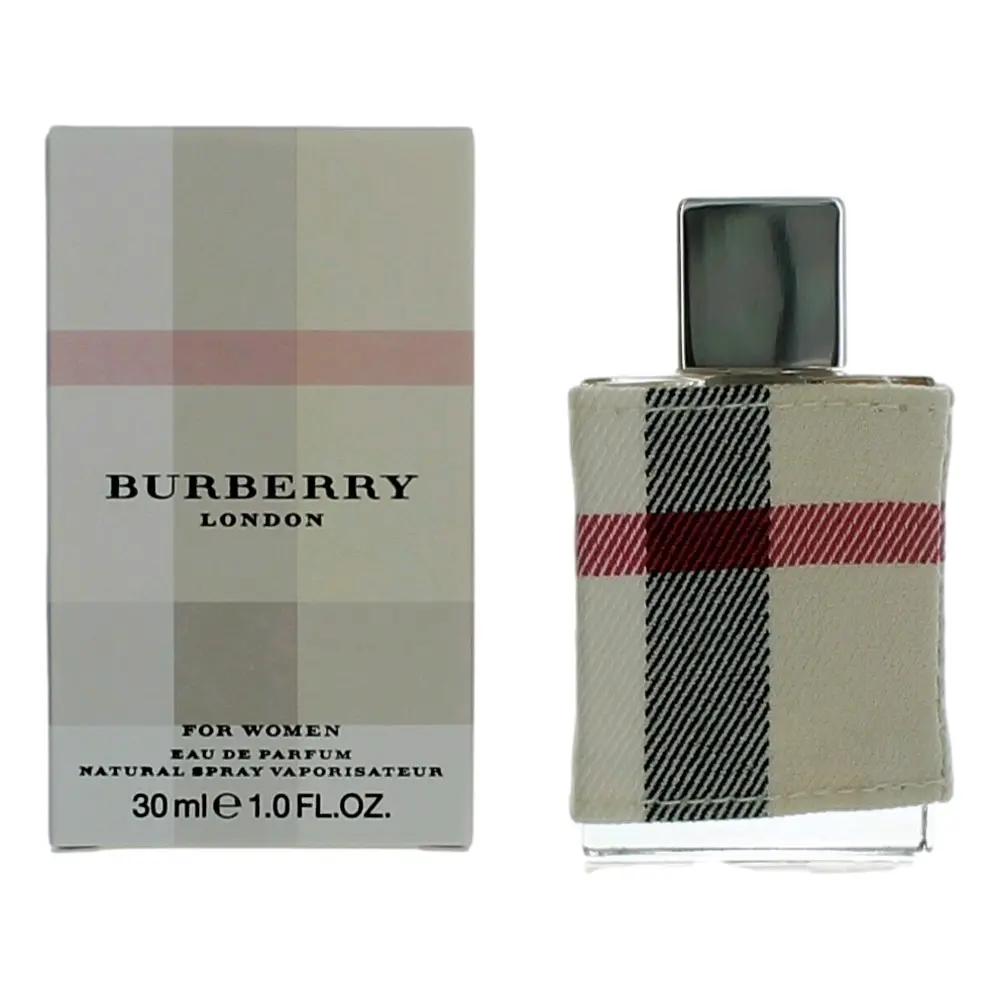Women's Burberry London EDP Spray - 1 oz (30ml), Classic Check Design, Spray Vaporizer, Daily Wear Fragrance, With Box