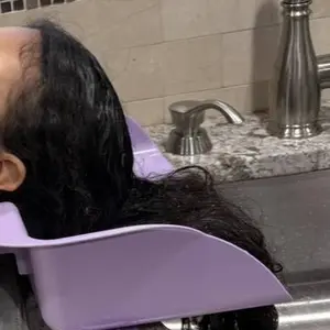 Lifewit Portable Shampoo Basin & Bowl for Elderly, Kids & Pregnant Women - Hair Washing Station with Ergonomic Neck Support - Comfortable Home Salon Experience, Tear Free Hair Wash at Home