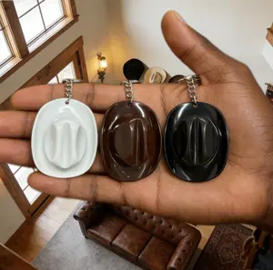 Cowboy Hat Texas Style Bottle Opener Keychain, Rustic Beer Bottle Openers for Men Women,Ideal for Parties Gifts for Enthusiasts,Perfect Summer Outdoor Camping Tool