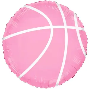 PINK BASKETBALL BALLOON