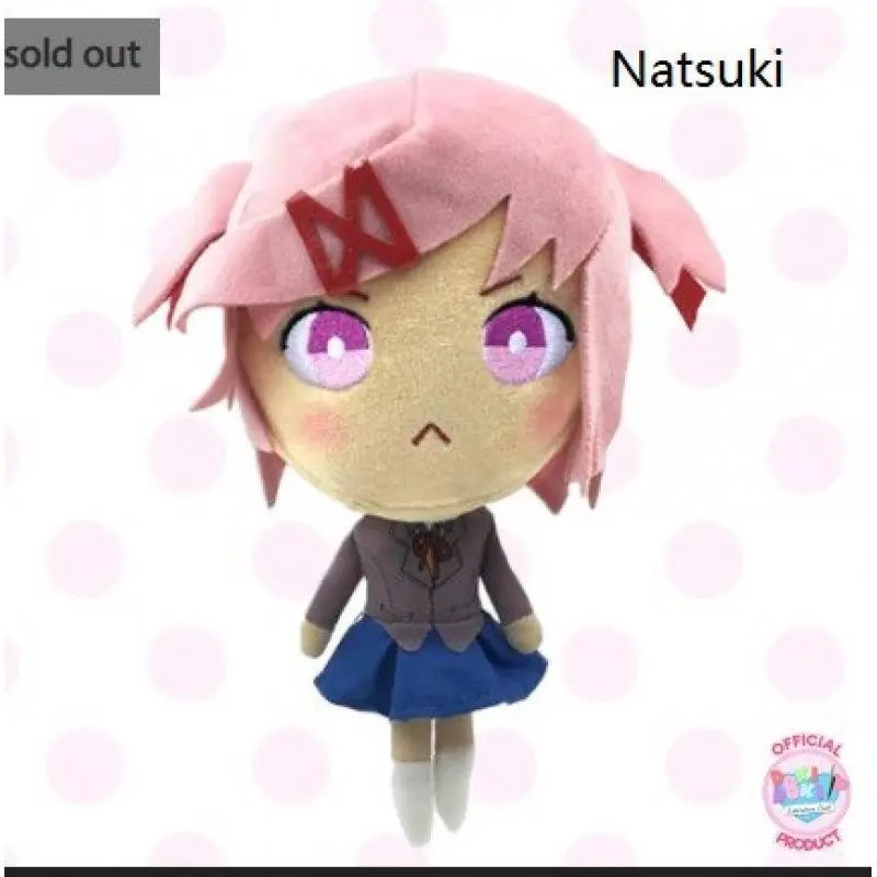 20cm Game Doki Doki Literary Club Plush Toys Anime Cosplay Monika Natsuki Sayori Yuri Dolls