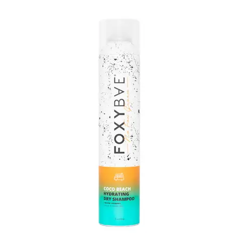 FoxyBae Coco Beach Hydrating Dry Shampoo Spray 7 oz | Oil Control + Odor Freshening | Vitamin E + Biotin | No White Residue | Volume & Shine Boost | 7 oz