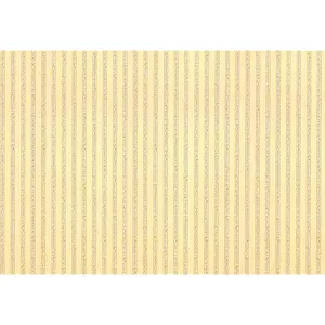 Dollhouse Wallpaper Stripes Red & Beige "Vine Stripe Red" 1:12 Scale Itsy Bitsy