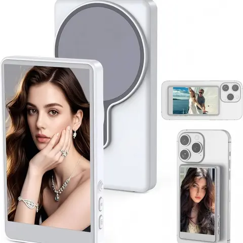 Featwell Selfie Display: Supports audio playback, wireless screen mirroring, and remote control functionality (compatible with iPhone and Android devices, excluding Google phones and iOS 26 systems). Supports live streaming and TikTok content creation.