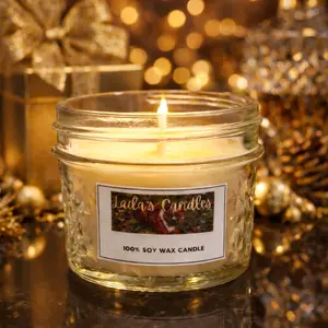 Laila’s Candles – Premium 4oz Soy Wax Candle (Clean Burn & Long Lasting)