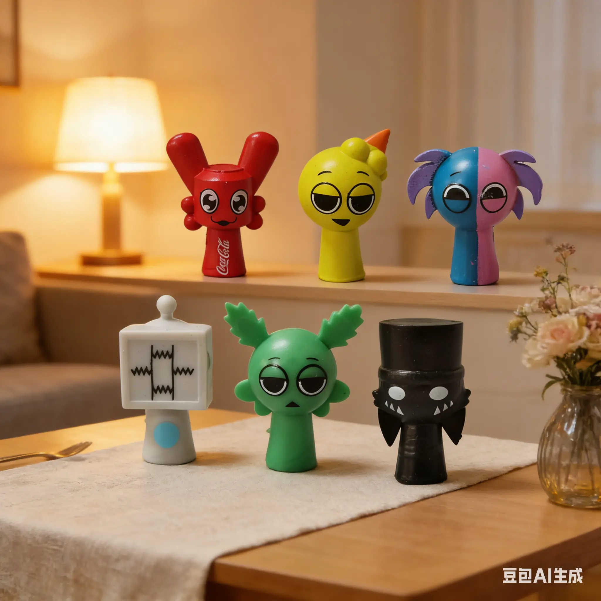 New Sprunki 24Pcs Action Figures Set, Unique Whimsical Design