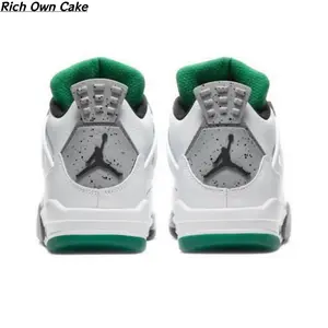 Fresh Neutral Streetwear Kicks with Pop Green Accents | Mixed Leather & Mesh Construction, Structured Retro High-Top Silhouette, Perfect for Elevating Minimal, Spring & Casual Daily Outfits