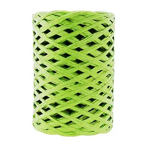 Mandala Crafts Matte Raffia Ribbon for Gift Wrapping - Raffia Natural Ribbon Bulk Roll - Twisted Paper Ribbon Twine Ribbon Raffia String for Weaving Decoration