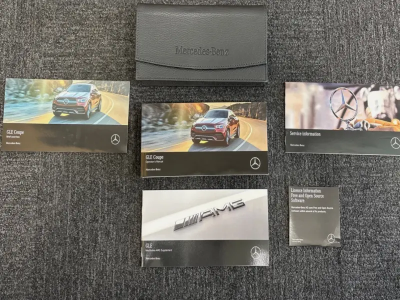 2023 MERCEDES BENZ GLE Coupe CLASS MODELS Owners Operators Manual Set Factory