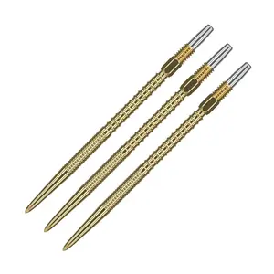 Target Darts Swiss Points, Fire Swiss Point Dart Tips (3 Pack Set of Tips) 40MM, Gold | Change Dart Points, Professional Darts Accessories