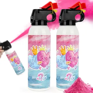 Gender Reveal Fire Extinguisher, 2 Pack Gender Reveal Ideas Gender Reveal Party Decorations Baby Girl Boy Reveal Party Ideas Gender Reveal Decor (Pink, Small)
