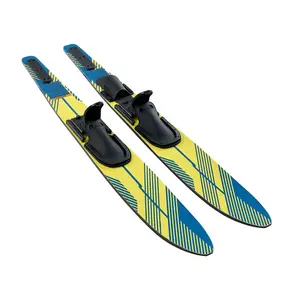 59" Water Skis Adult Combo  X-7 Bindings, Padded Toe Plate, UV Coating  Adult Waterskis up to 300 lbs for Intermediate Skiers 54 inch
