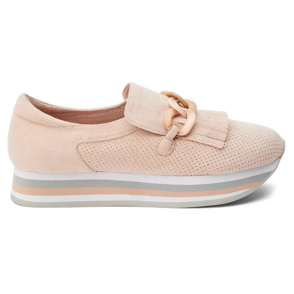 COCONUTS by Matisse Womens Bess Platform Loafers Casual - Pink