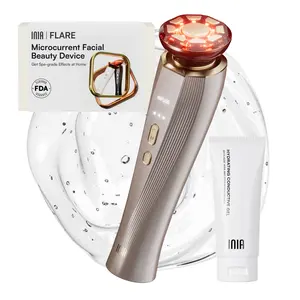 [New Color Drop] INIA FLARE All-in-One Facial Beauty Device, 3-in-1 Facial Massager Beauty Device for Face and Neck Skin Rejuvenation Lifting/ Tightening/ Infusing, Mother's Day Special Gift