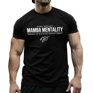 Mamba Mentality Mantra Crew Neck Tshirt Menswear Tropical Casual
