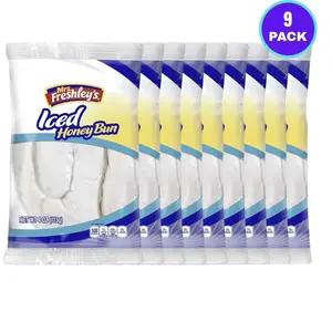 Mrs. Freshley's Iced Honey Buns | 4 Ounce | Pack of 9