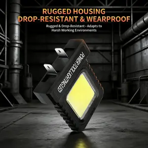 Portable Lithium Battery Work Light | Universal ≤50V Compatibility | Fast Heat Dissipation & Shockproof | Built-in Switch | Wide-Angle Bright Lighting | Ideal for Construction, Garage & Emergency Use