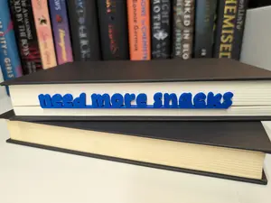 Need More Snacks Bookmark