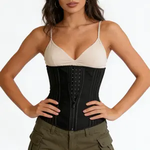 Short Torso Waist Trainer for Women Workout Fajas Colombianas Waist Cincher Corset Shapewear Belts gym sport adjustable strong support