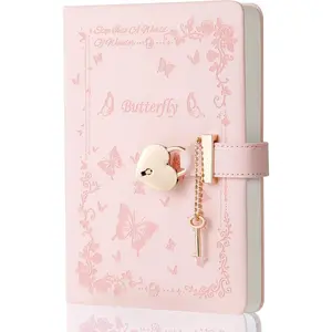 Diary with Lock and Key for Girls Ages 8-12 Journal with Lock for Teen Girls 224 Pages Heart-Shaped Locked Journal for Women, Pink