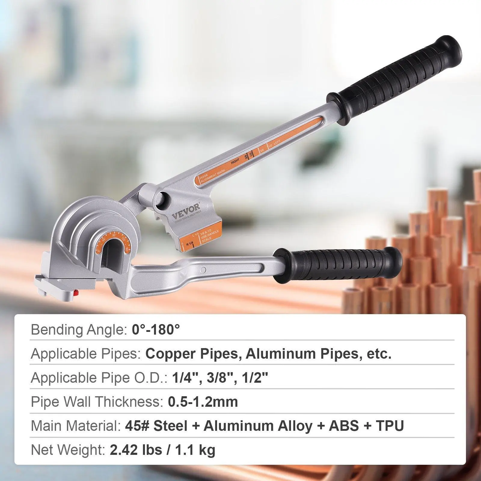 1/4", 3/8", 1/2" OD - 3 in 1