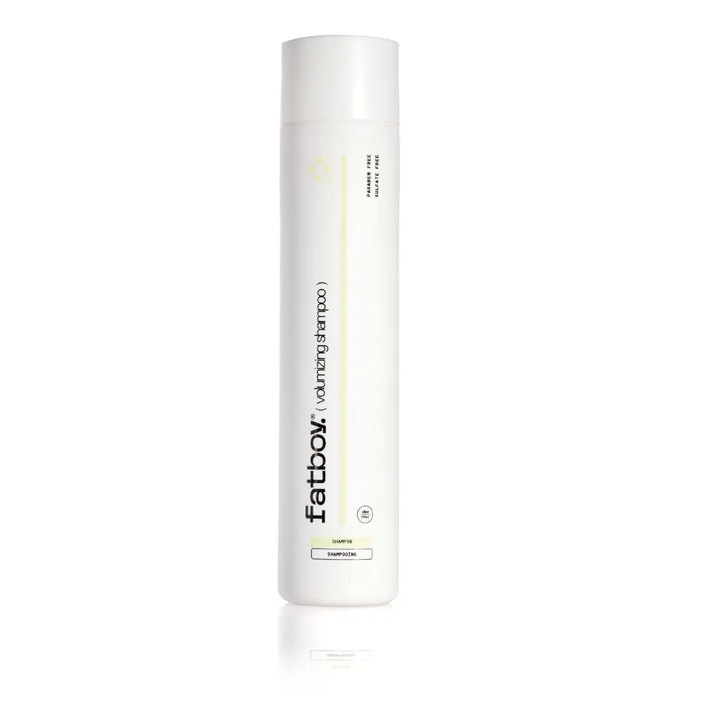 Fatboy Volumizing Shampoo for Thickening Support, Cleansing Hair Shampoo for Volume, Sweet Almond Oil, Wheat Protein for Shine & Moisture, Hair Care for All Hair Types, Paraben Free, Color Safe, 10 Oz