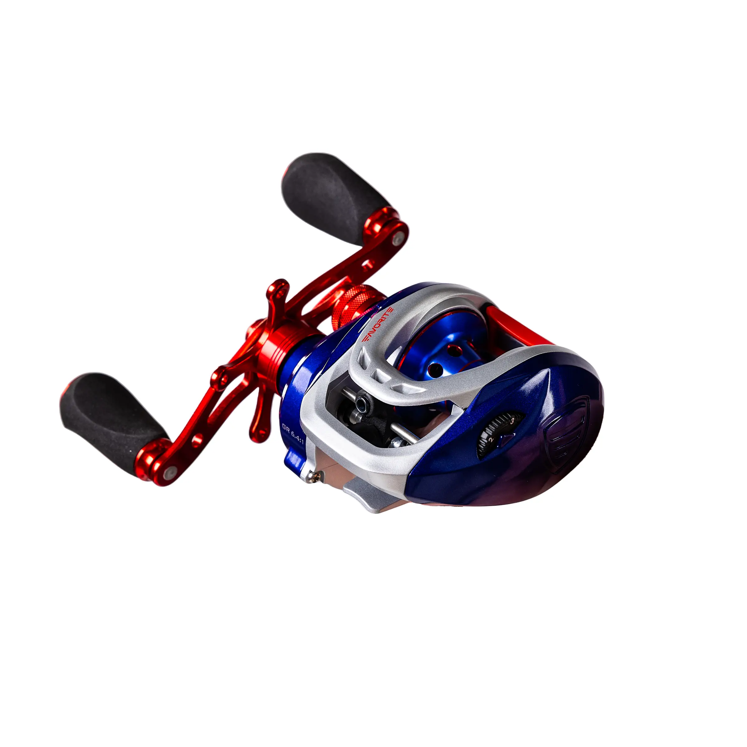 Favorite Fishing USA Defender Casting Reel with Carbon Composite Body 5 Ball Bearings Magnetic Braking System Lightweight Fishing Tackle