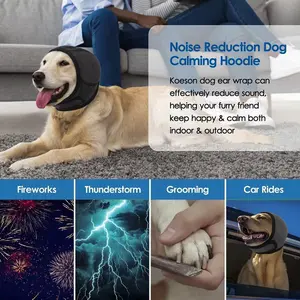 Pet Dog Ear Muffs, Calming Headgear, Noise Reduction, Waterproof, Anti-Surprise, Swimming Gear, Pet Accessories, Comfortable Design