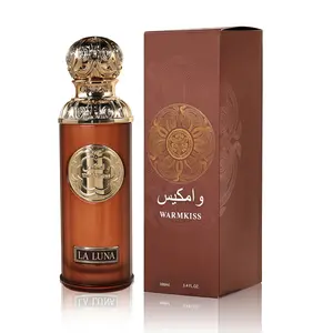 La Luna Valley 100ml EDP Perfume Fragrance for Women, Luxury Gift Set, Oriental Middle Eastern Arabian Design Amber Vanilla Woody Fragrance, 8-10H Long Lasting, Exquisite Premium Gift for Her, Fragrance Gift Box