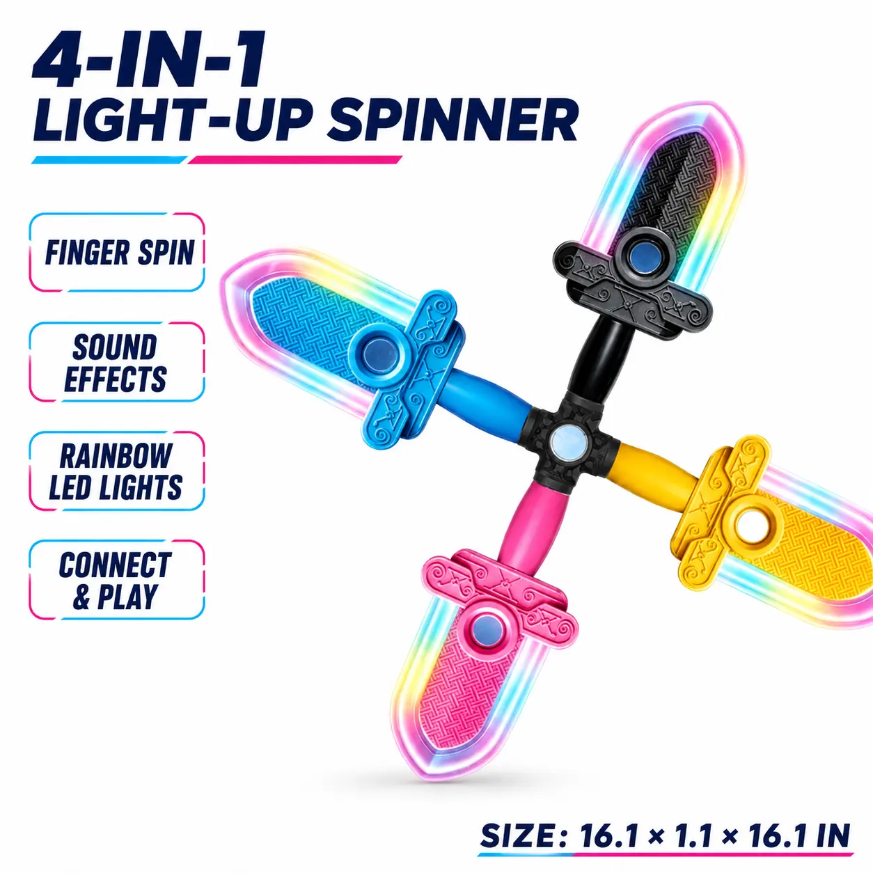Cute Mini Toy Lightsaber, Toy Sword, Fingertip Lightsaber. Kids' Toy Spinning LightsaberInteractive Light-Up Spinner Toy, 360° Finger Rotation with RGB LED Lights & Sound Effects, Fun Gift for Teens.Mini lightsabers, finger lightsabers, finger spinners