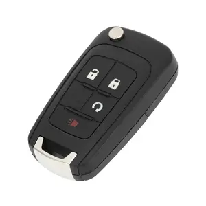 Key Shell Case Keyless Entry Remote Key Fob Replacement Case for Chevrolet Equinox 2018-2020 for Chevrolet Cruze 2012-2015 4 Buttons OHT01060512