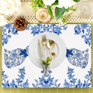 2pcs Rustic Farmhouse Easter Bunny & Egg Kitchen Towels, Suitable for Easter Decor, Spring Table Setting - Machine Washable Rectangular Hand Towels for Home, Bathroom, Holiday Gift outdoorfun