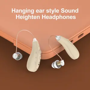 Rechargeable Hearing Aids for Seniors/OTC Hearing Aids for People with Hearing Loss, Advanced Noise Cancellation, Comfortable Wearing