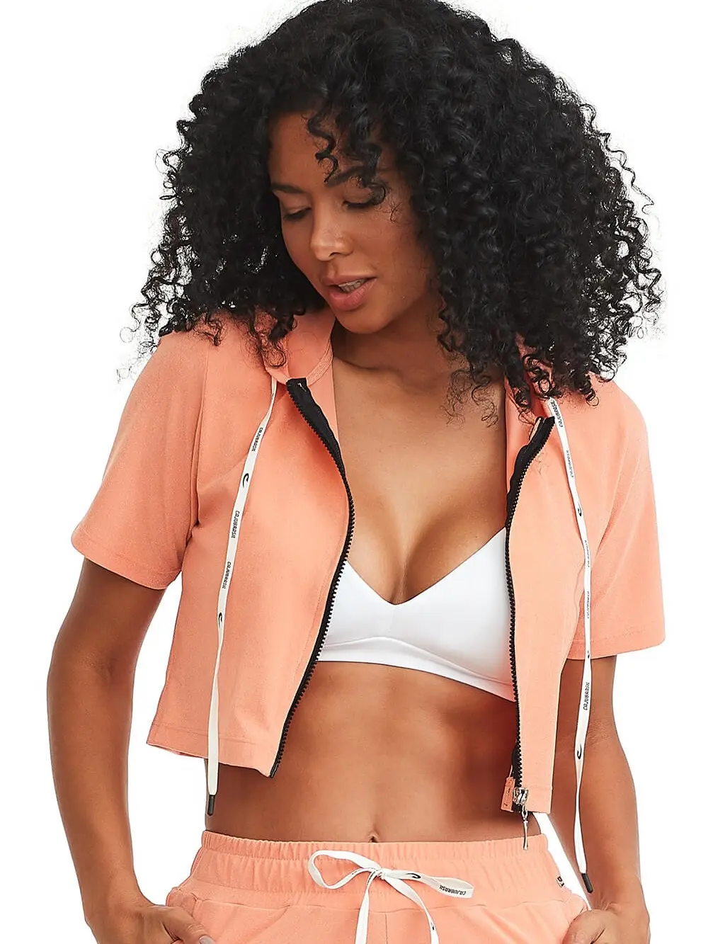 Jennifer Zip Up Cropped Jacket