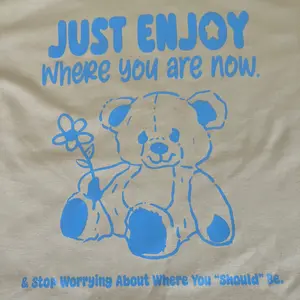 High quality graphic tshirt with some positivity mindset, Bear Women Womenswear Top Comfort Summer
