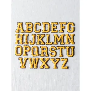 Small Letter Patch - Sunflower Yellow