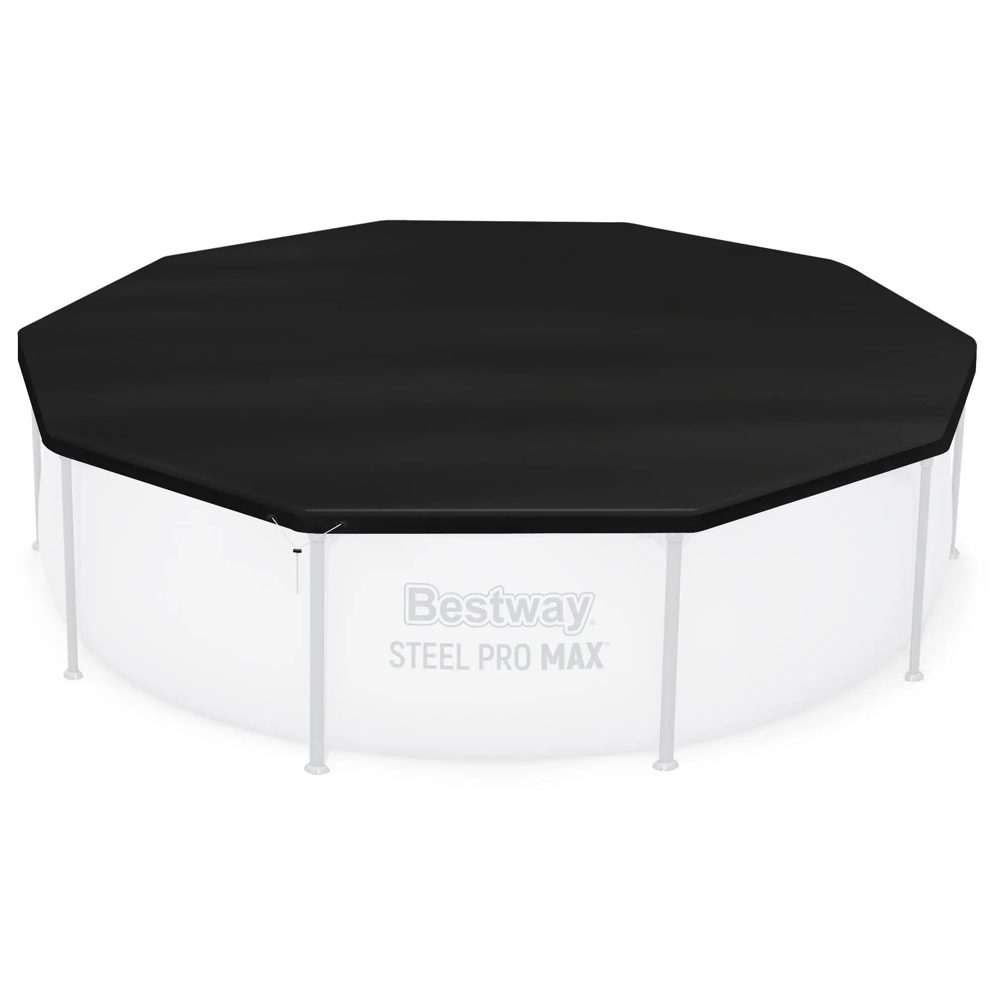 Bestway Flowclear Round 10' Pool Cover for Above Ground Frame Pools (Cover Only) Bestway Flowclear Round 10' Pool Cover for Above Ground Frame Pools (Cover Only)
