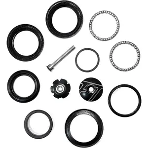 1-1/8" Heavy Duty Headset Top Cap Bearings, 34mm/ 44mm Diameter Threadless Stem Tapered Sealed BMX Bearing Nuts Heavy-Duty Self-Locking Cable Tie Set Universal Holder clip car interior