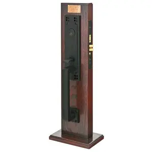 Emtek F20330850MSCLH Entryset , F20 , Craftsman Mortise , 2-1/2 Backset , Modern Square Crystal Knob , LH