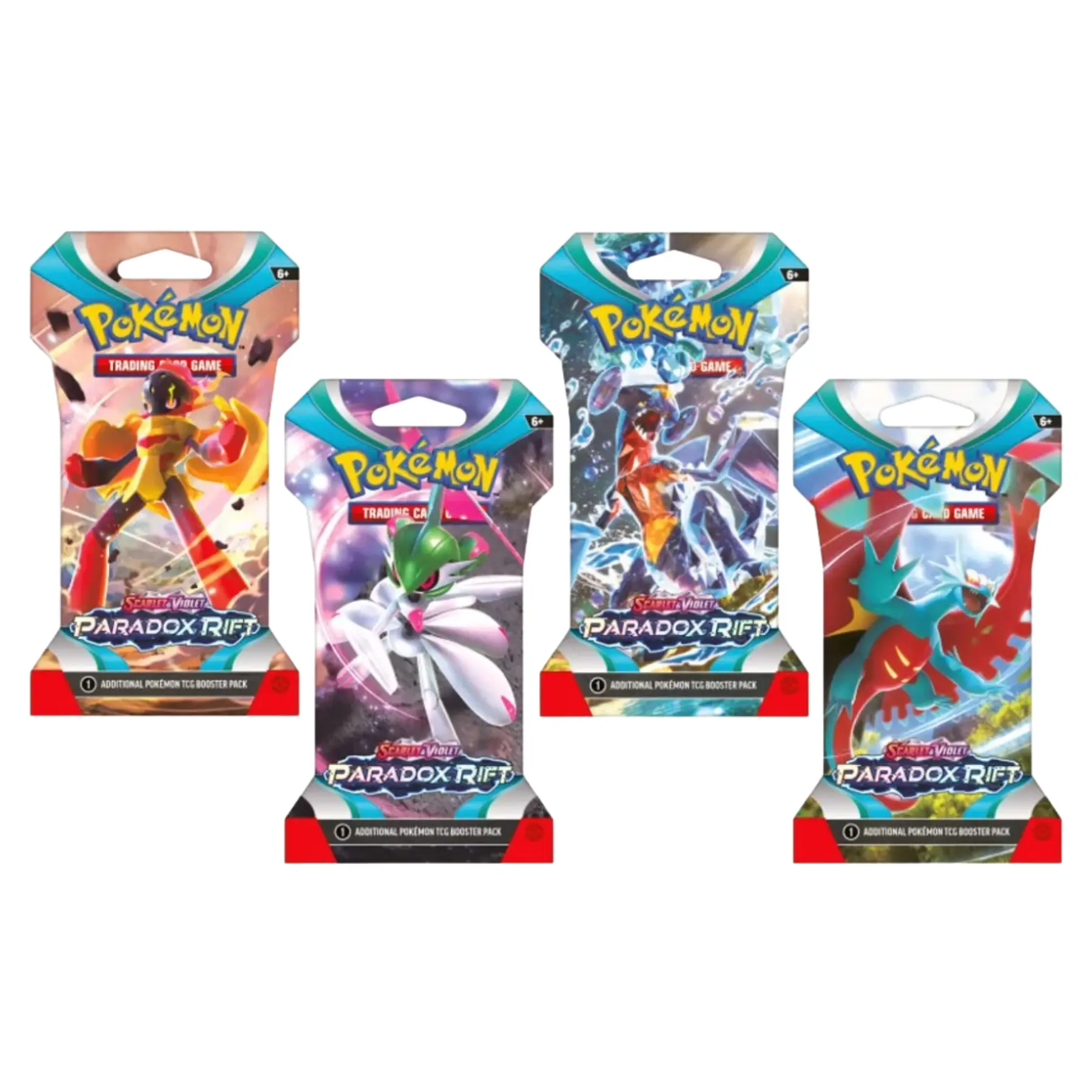 Paradox Rift Sleeved Booster Pack x4- Pokémon